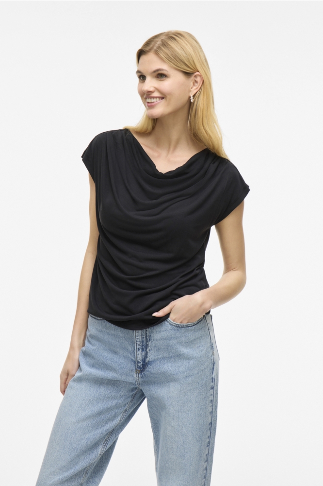 VIMODALA WATERFALL C/S TOP/PB 14107641 BLACK BEAUTY